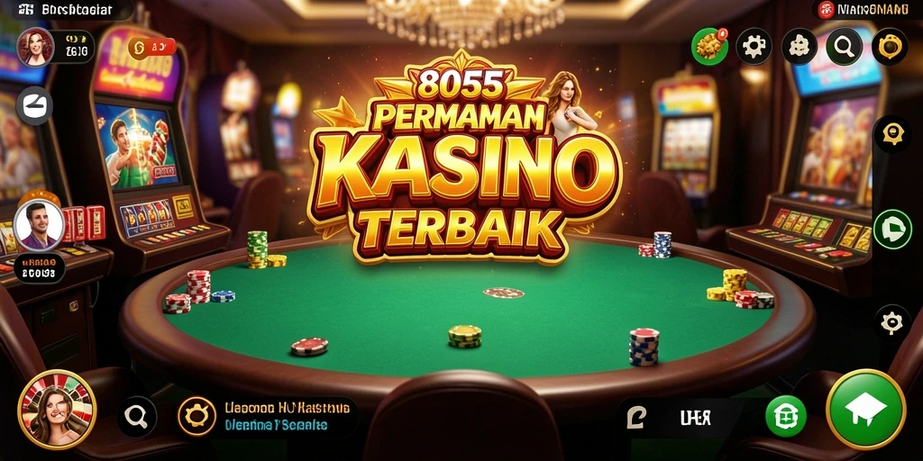 Screenshot dari gameplay seru di Kasino 8055.