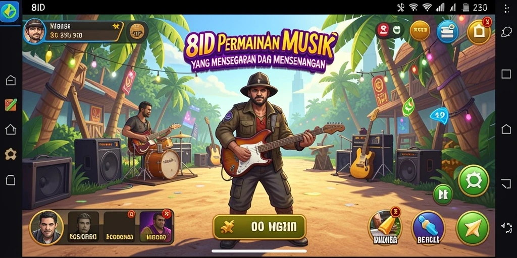 Tampilan permainan 8ID dengan berbagai genre dan gameplay menarik.