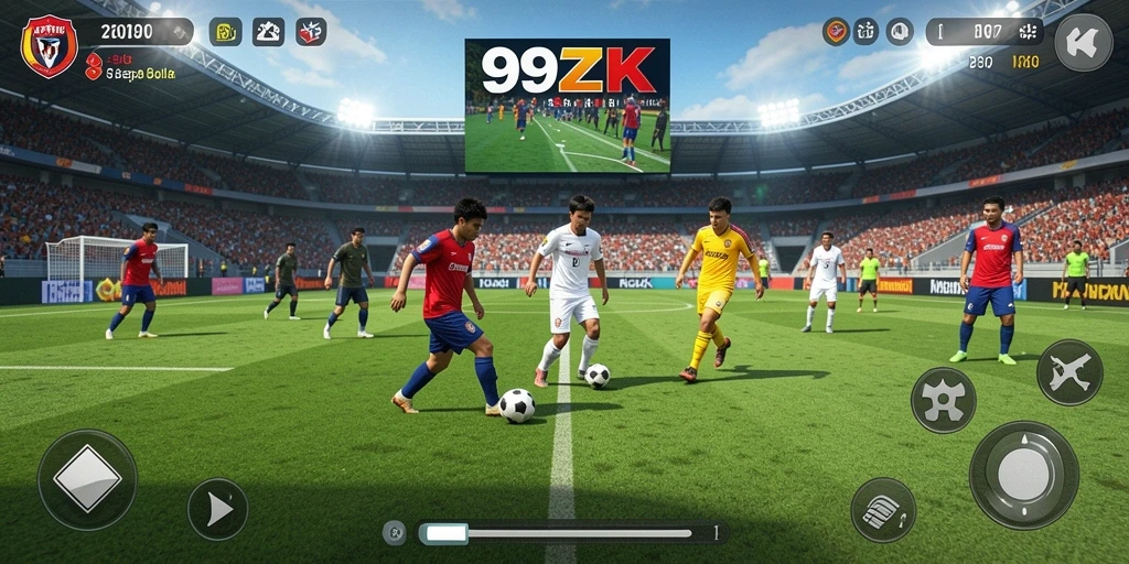 Tampilan aksi mendebarkan dari gameplay 99ZK di lapangan.