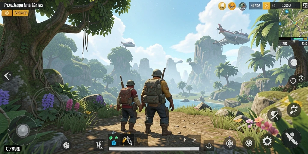 Gameplay epik di dunia terbuka C7890 yang menakjubkan.