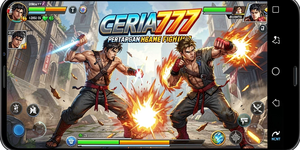 Gameplay Fighting seru dan menantang di CERIA777.