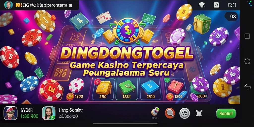 Screenshot DINGDONGTOGEL menampilkan gameplay kasino yang menarik dan interaktif.