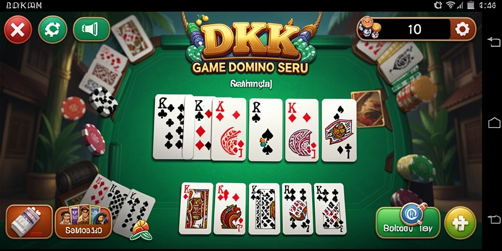 Tampilan gameplay DKK yang seru dan interaktif.