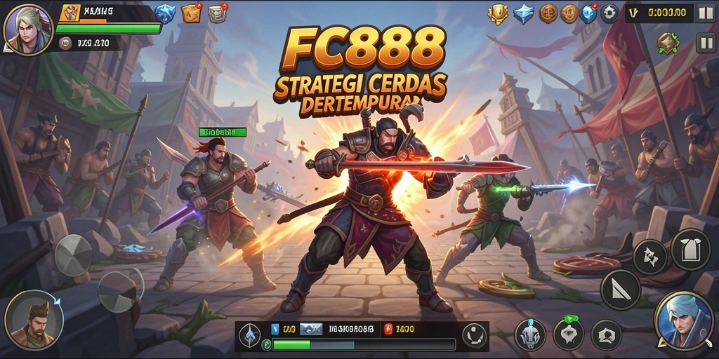 Gameplay mendebarkan dalam FC888 menampilkan strategi yang seru.