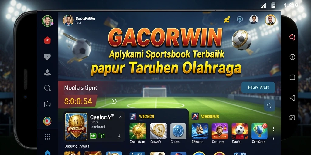 Tampilan utama GACORWIN yang menampilkan berbagai opsi taruhan olahraga.