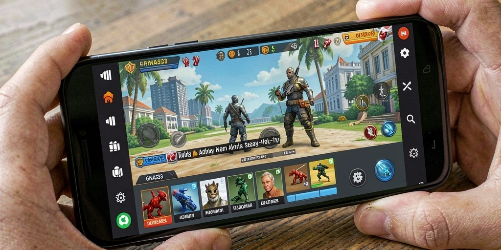 Screenshot utama GANAS33 menunjukkan tampilan antarmuka aplikasi Utility yang user-friendly.