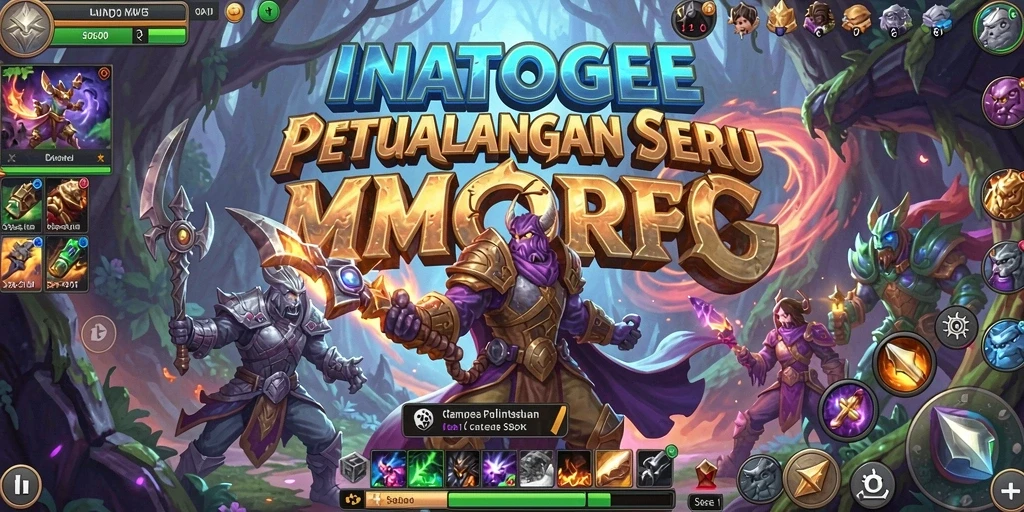 Tangkapan layar gameplay menunjukkan petualangan mendebarkan di INATOGEL.