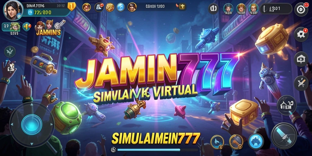 Tampilan gameplay menakjubkan dari JAMIN777 di dunia virtual yang luas.