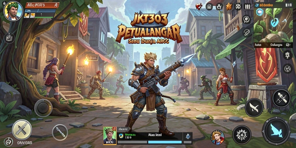 Screenshot JKT303 menampilkan aksi seru dalam pertarungan ARPG.