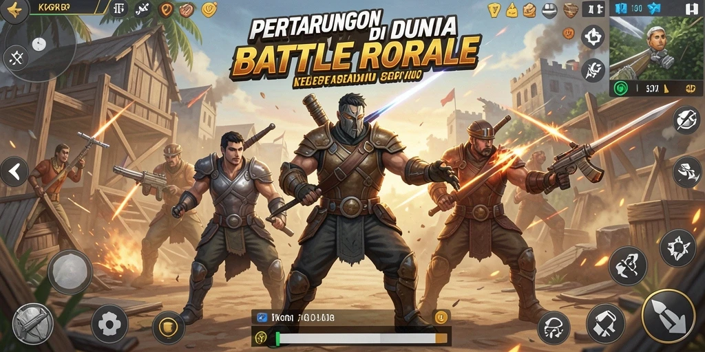 Tangkapan layar gameplay KKRP yang penuh aksi dan ketegangan.