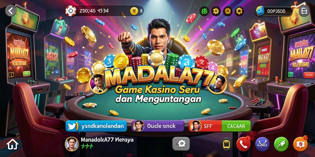 Gameplay MANDALA77 yang seru dengan grafis menawan.