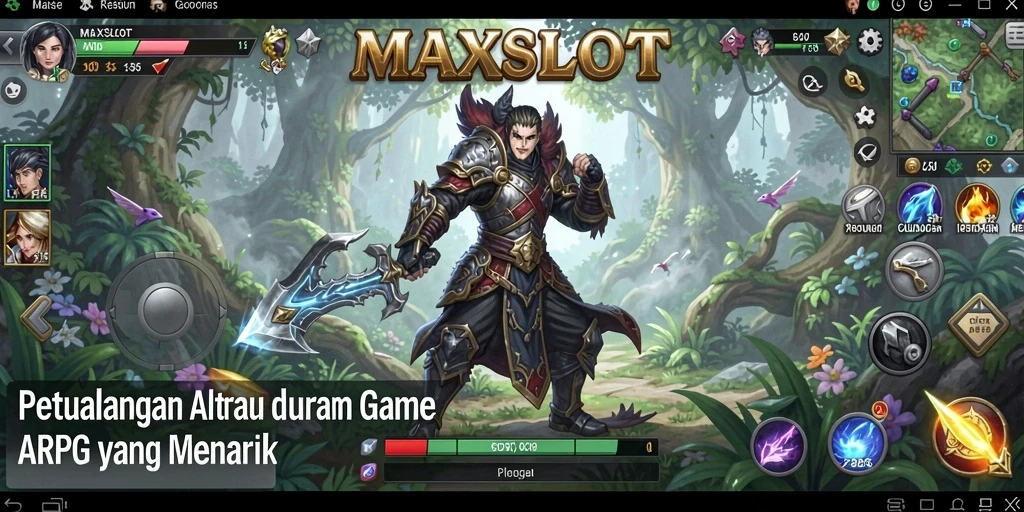Tangkapan layar dari gameplay ARPG yang menarik di MAXSLOT.