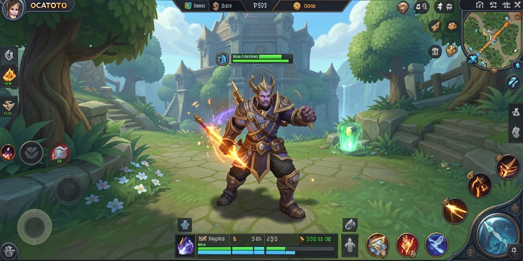 Tampilan gameplay OCATOTO yang menarik dalam dunia MMORPG.