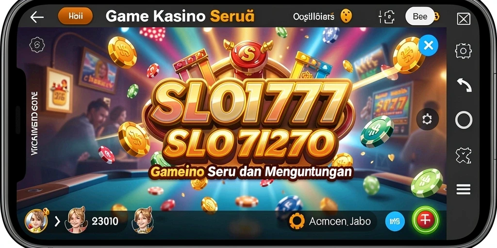Tampilan permainan slot yang seru dan menegangkan di SLOT777.