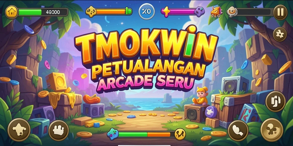 Screenshot utama TMOKWIN menampilkan aksi gameplay yang seru.