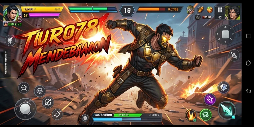 Screenshot TURBO78 menampilkan aksi seru dalam permainan Action.